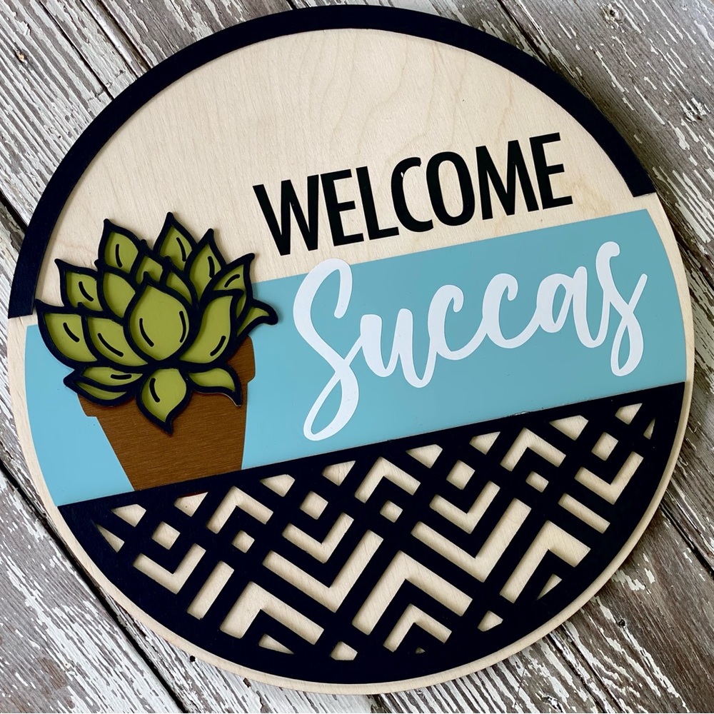 Round door hanger